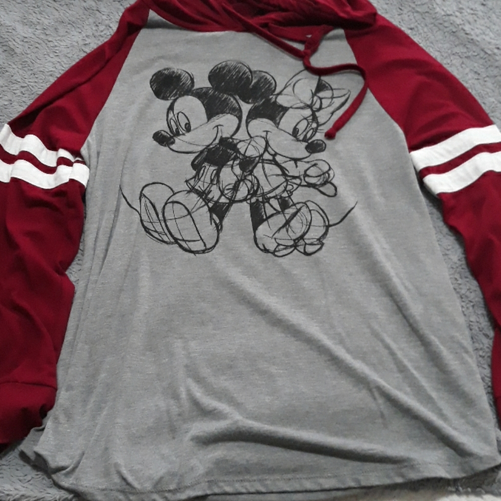 Hooded disney shirt